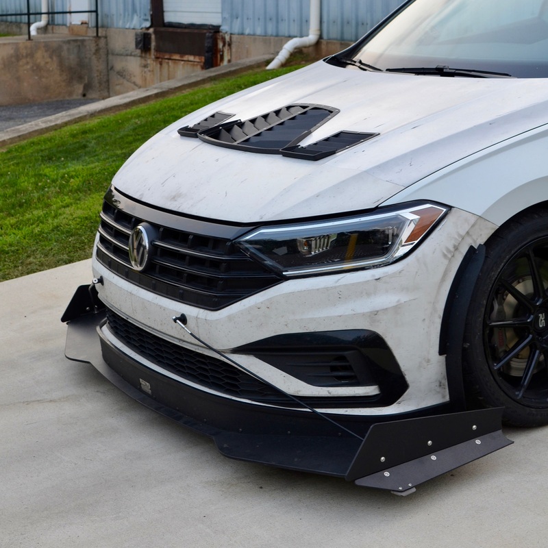 MK7 GLI Chassis Mounted Front Splitter – V3 track