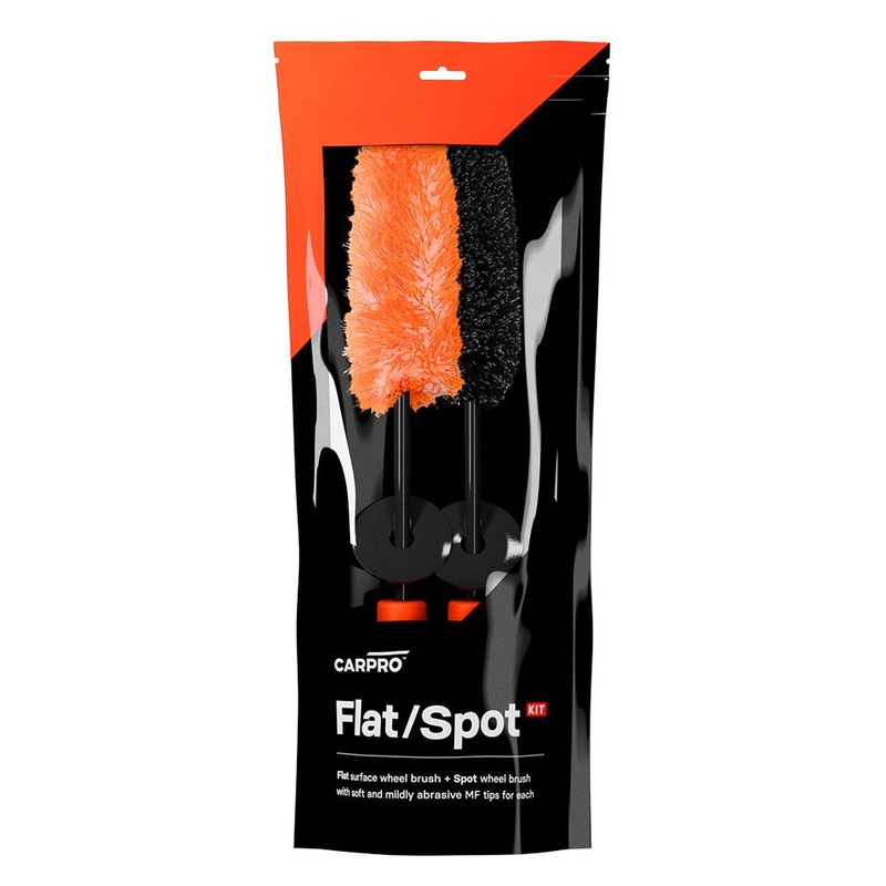 CarPro 2pc Flat/Spot Wheel Brush Set