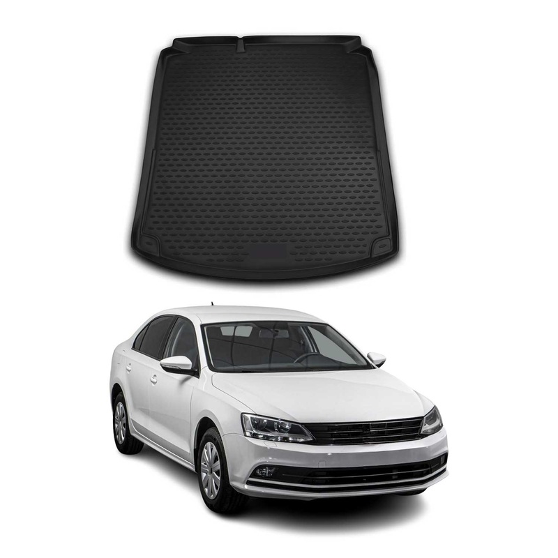 2011-2018 Volkswagen Jetta A6 Cargo Liner Trunk Mat All Weather Black