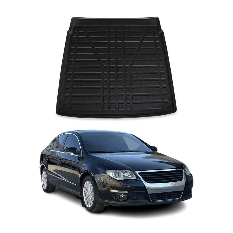 2006-2010 VW Passat B6 Sedan Cargo Liner Trunk Mat All Weather Black