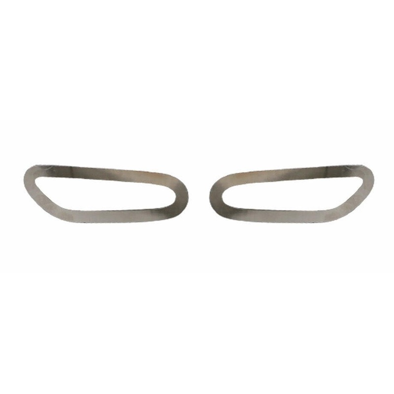 2008-2013 BMW 1 Series E82 Coupe Side Indicator Signal Trim Cover Stainless Steel 2Pcs