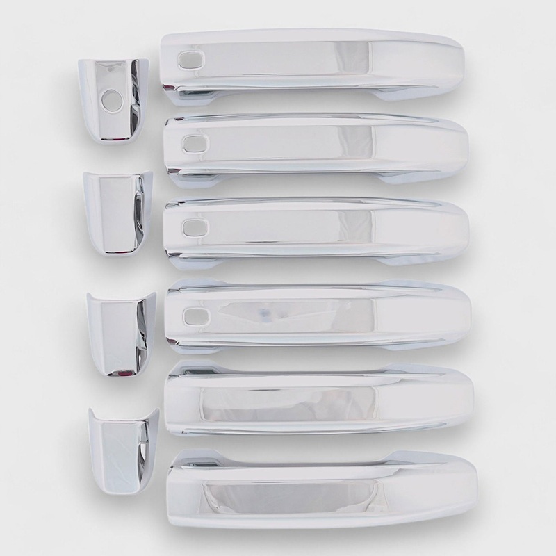 2021-2024 GMC Yukon Door Handle Cover Chrome 10Pcs ABS Plastic