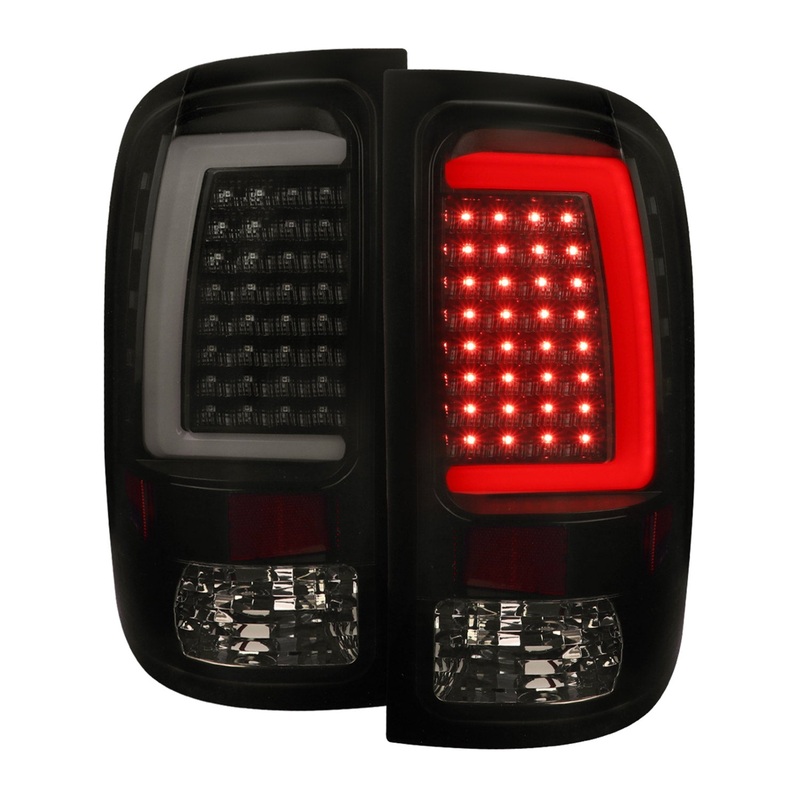 2007-2013 GMC Sierra 1500/ Sierra 2500HD 3500HD LED Tail Lights Black/Smoke