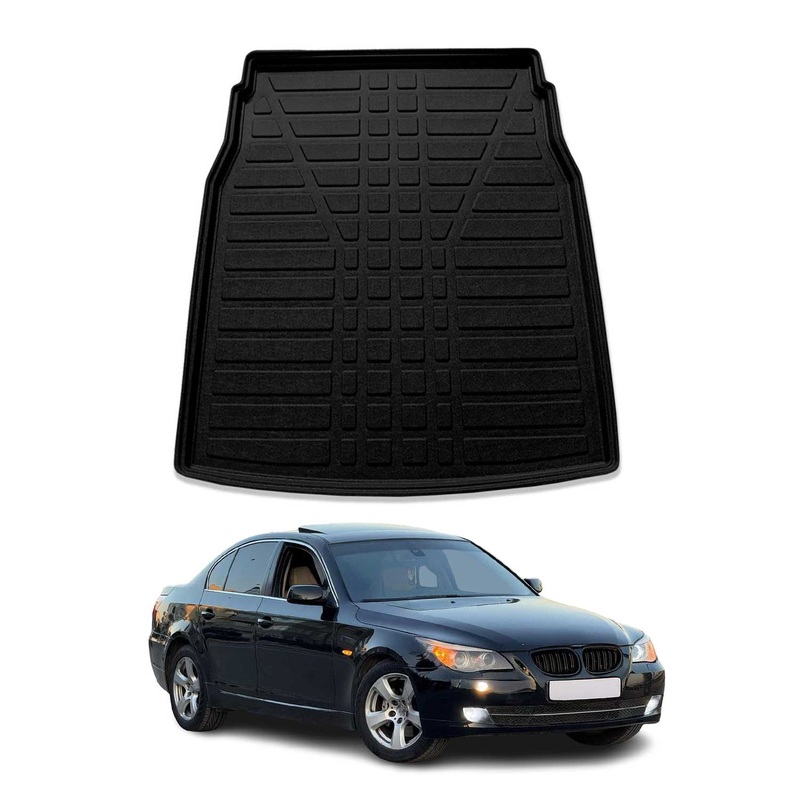 2004-2010 BMW 5 Series E60 M5 Sedan Cargo Liner Trunk Mat All Weather Black