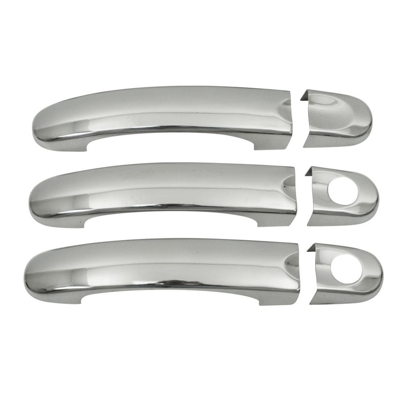 2011-2018 VW Touareg Car Door Handle Cover Protector Stainless Steel Chrome 8 Pcs