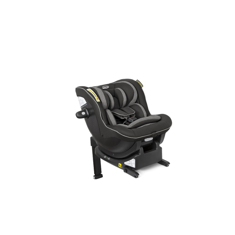 Graco Ascent carseat (40-105cm) Black with isofix