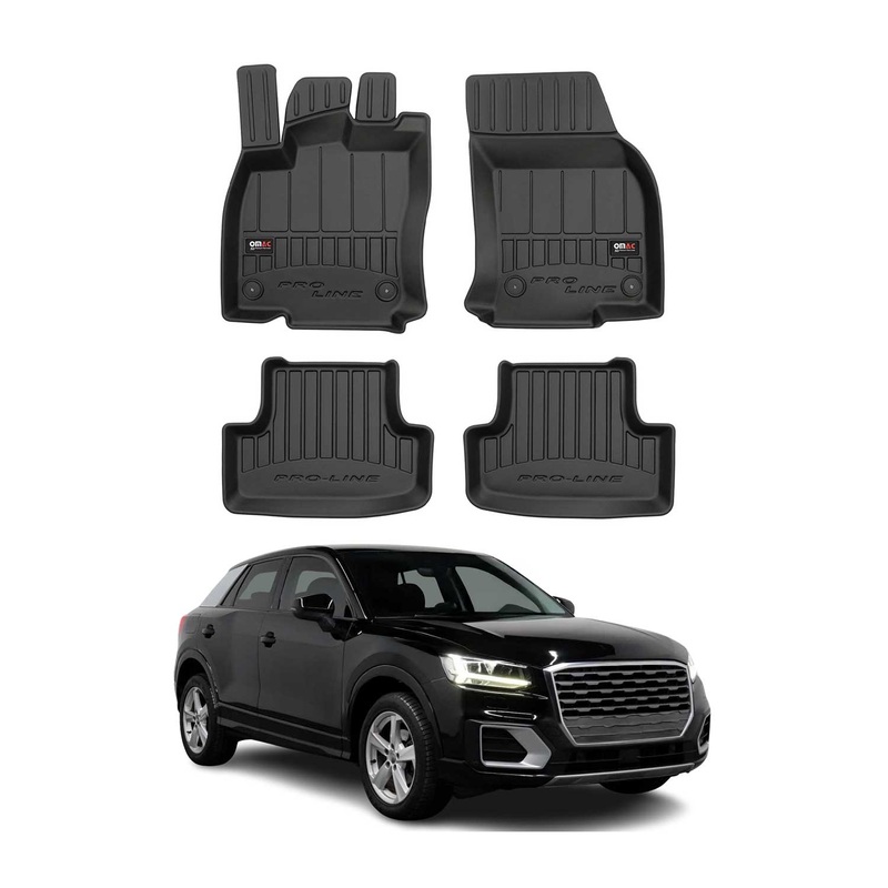 2018-2024 Audi Q2 Premium Floor Mats Liners Full Set All Weather Heavy Duty