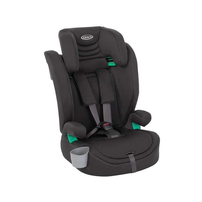 Graco Eldura R129 car seat 76-150cm, Midnight