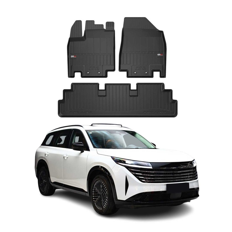 2022-2025 Nissan Pathfinder Premium Floor Mats Liners Full Set All Weather Heavy Duty