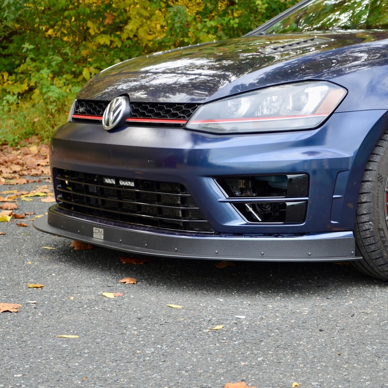 Chassis mounted splitter with air dam – MK7 Golf R 2015-2017 V2
