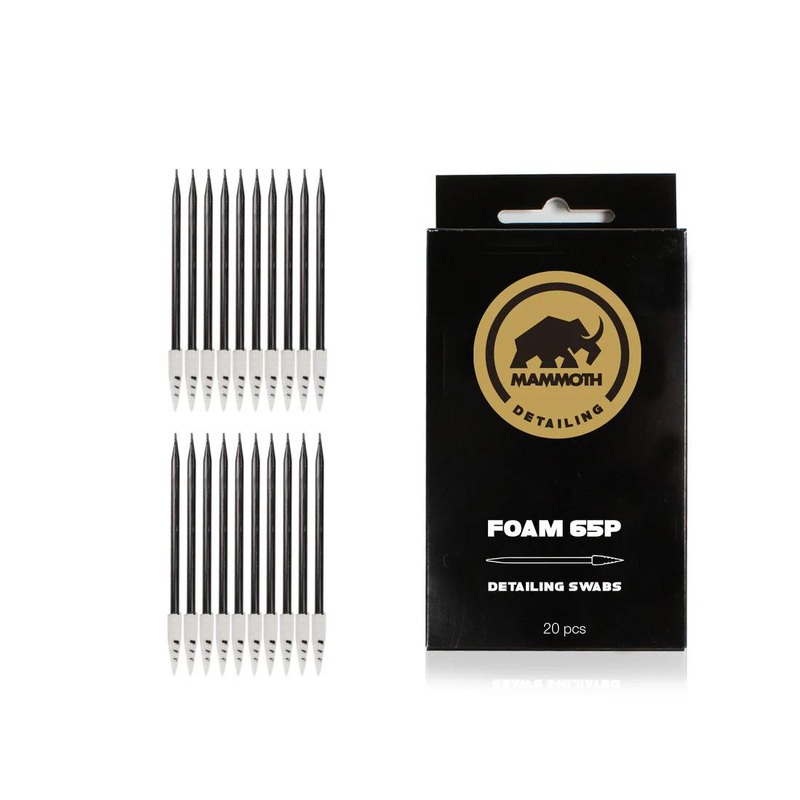 Mammoth Foam 65P Detailing Swabs  20 Pack