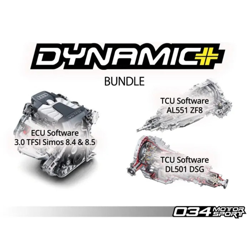 034Motorsport B8/B8.5 Audi S4/S5, C7 A6/A7, & Q5/SQ5 3.0 TFSI Performance Software ECU & TCU Transmission Tuning Bundle