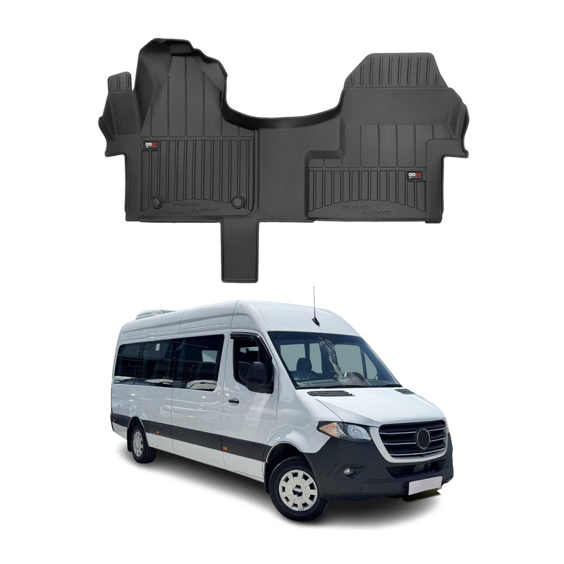 2019-2025 Mercedes Sprinter W907 910 Premium Floor Mats Liners Full Set All Weather Heavy Duty