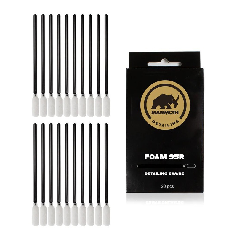 Mammoth Foam 95R Detailing Swabs  20 Pack