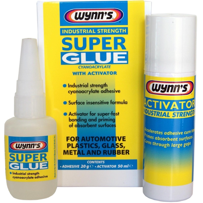 Wynn’s Industrial Strength Super Glue With Activator