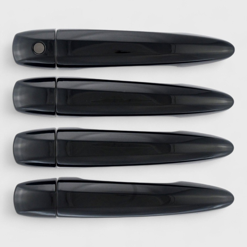2020-2025 Nissan Sentra Door Handle Cover Gloss Black 8Pcs ABS Plastic