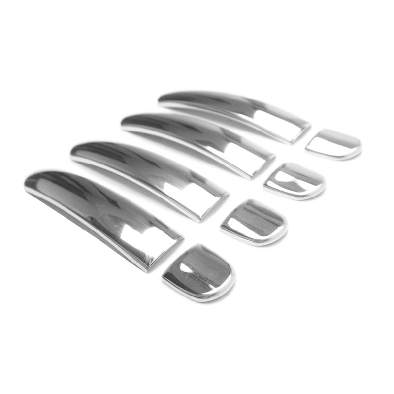 2009-2017 VW Tiguan Car Door Handle Cover Protector Stainless Steel Chrome 8 Pcs