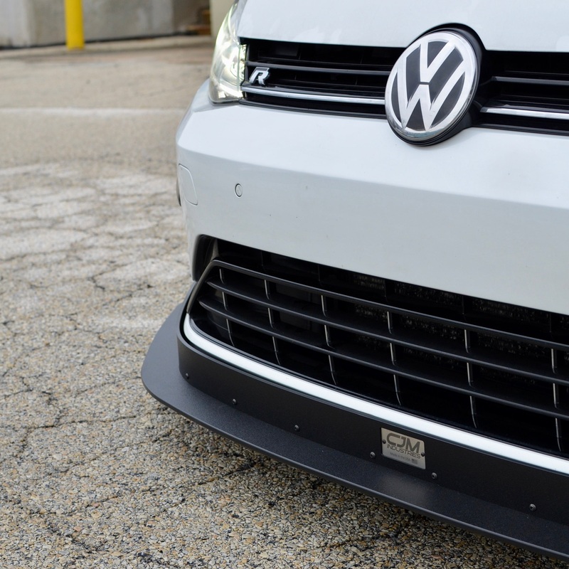 Chassis mounted splitter with air dam – MK7.5 Golf R 2018-2020 V2