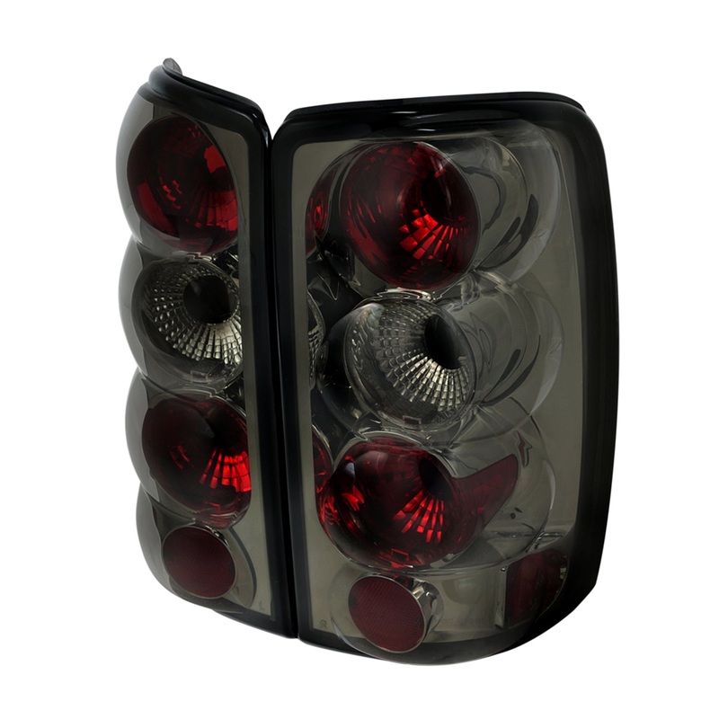 2000-2006 Chevy Suburban/Tahoe GMC Yukon/Yukon XL Tail Lights Chrome/Smoke