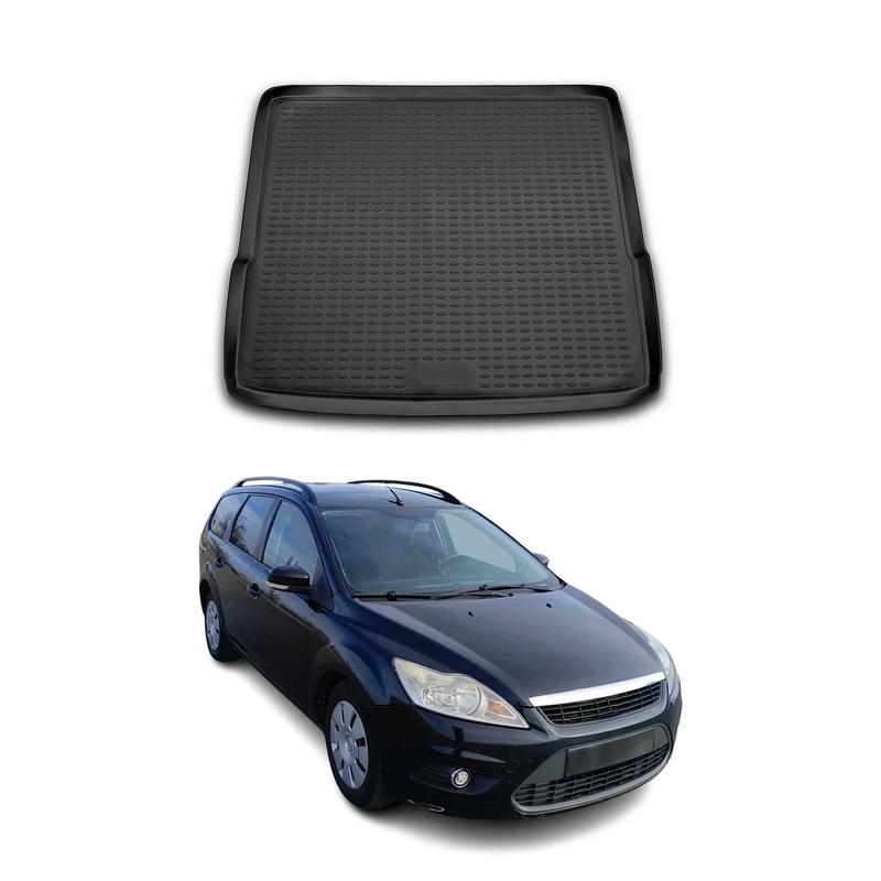 2005-2007 Ford Focus Wagon Cargo Liner Trunk Mat All Weather Black
