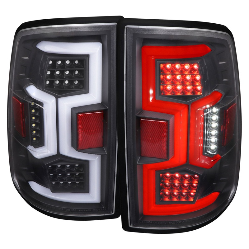 2019-2024 Dodge RAM 2500/3500 LED Signal Tail Lights Matt Black/Clear