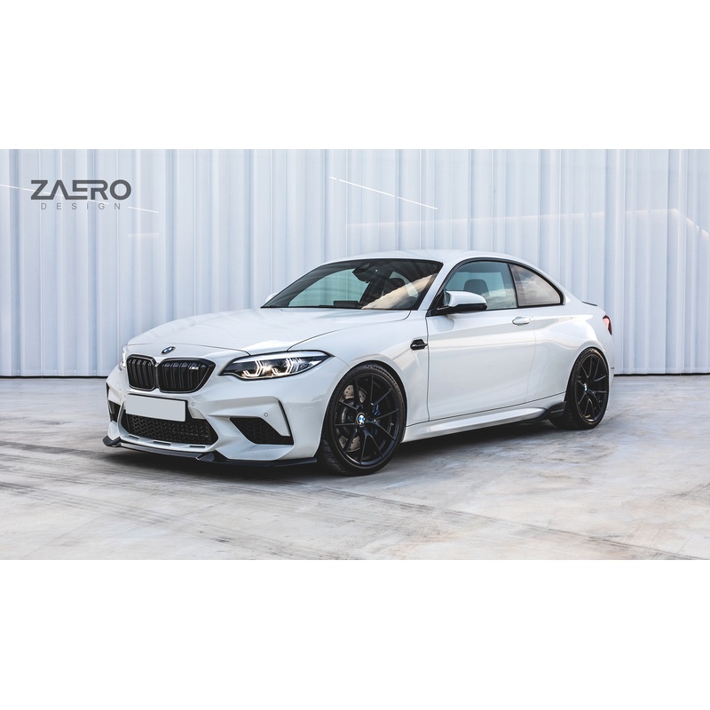BMW M2 Competition F87 EVO-S Gloss Black Front Splitter