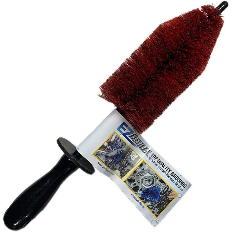 EZ Detail Wheel Brush – Small (Mini) **RED**