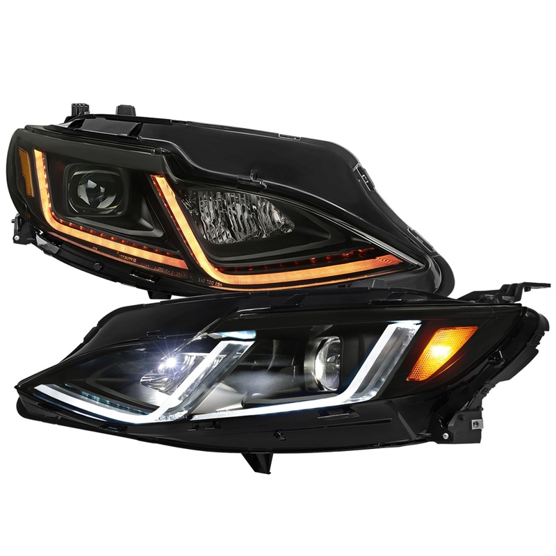2019-2024 Chevy Malibu Full LED Projector Headlights Turn Signal Smoke