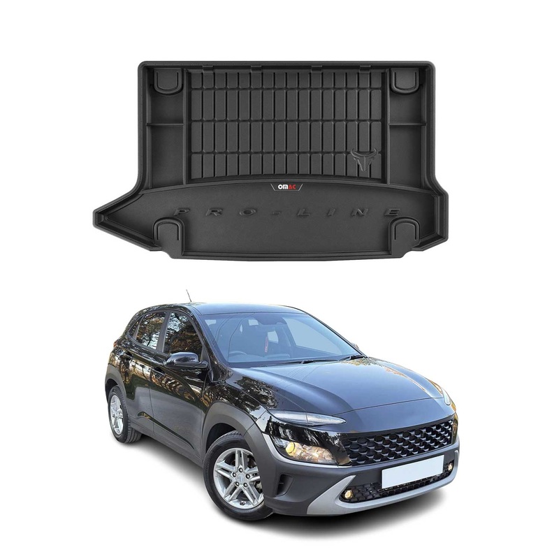 2018-2023 Hyundai Kona Premium Cargo Liner Trunk Mat All Weather Heavy Duty Upper Trunk