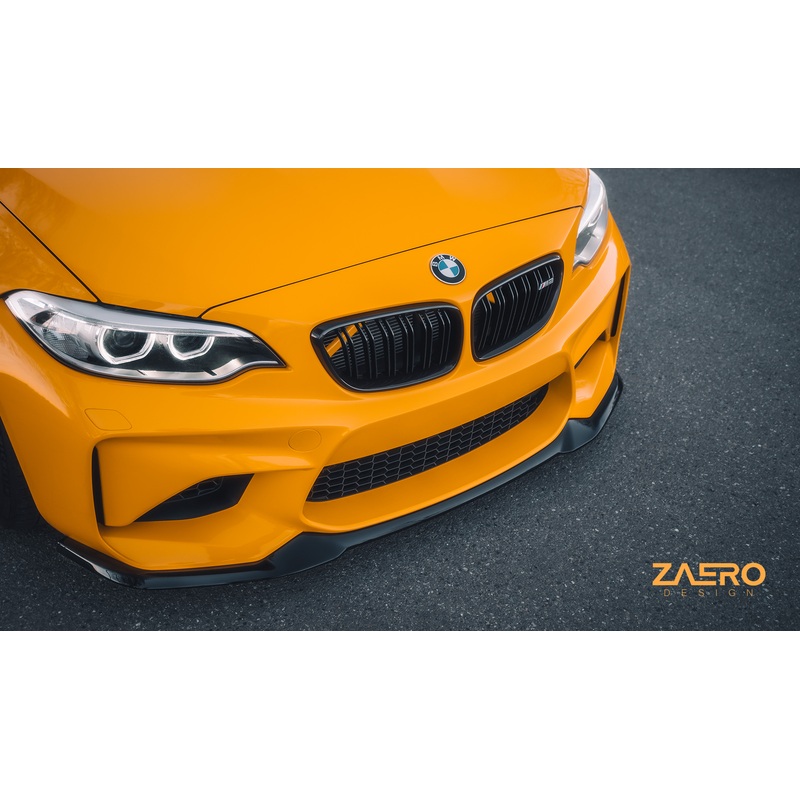 BMW M2 OG F87 EVO-S Gloss Black Front Splitter