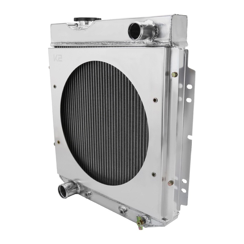 1960-1966 Ford Falcon/Mustang/Ranchero /Mercury 3Row Radiator &Shroud Fan