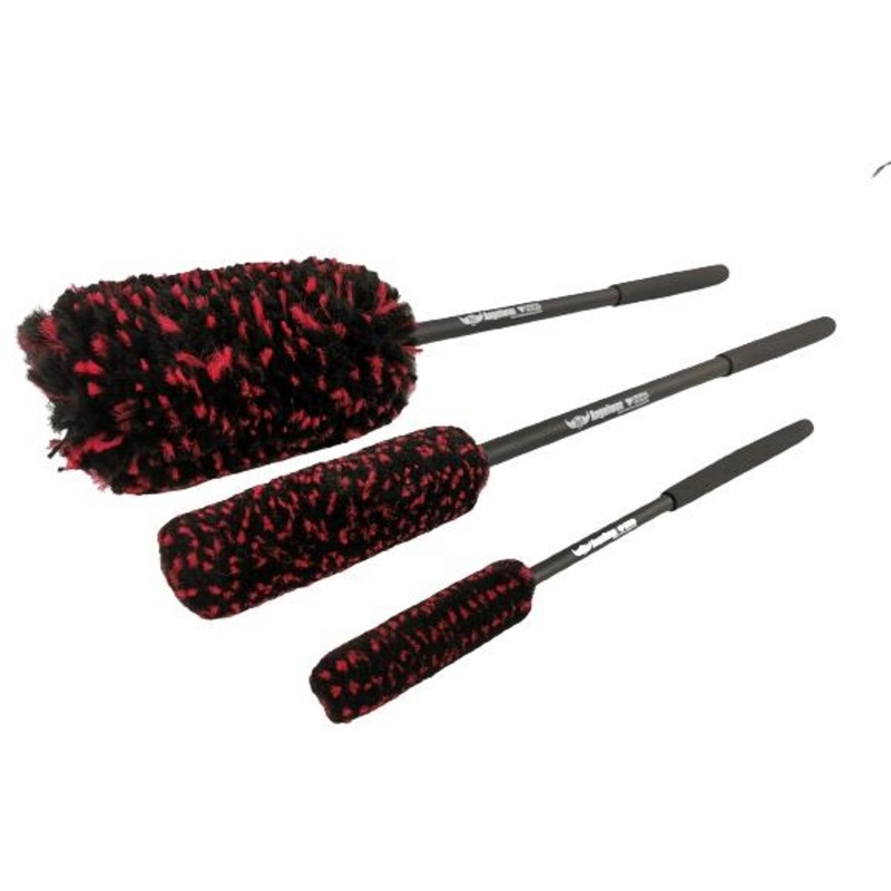 Genuine Wheel Woolies Wheel Brush Kit (3-Pack – E Kit – Angelwax Branded)