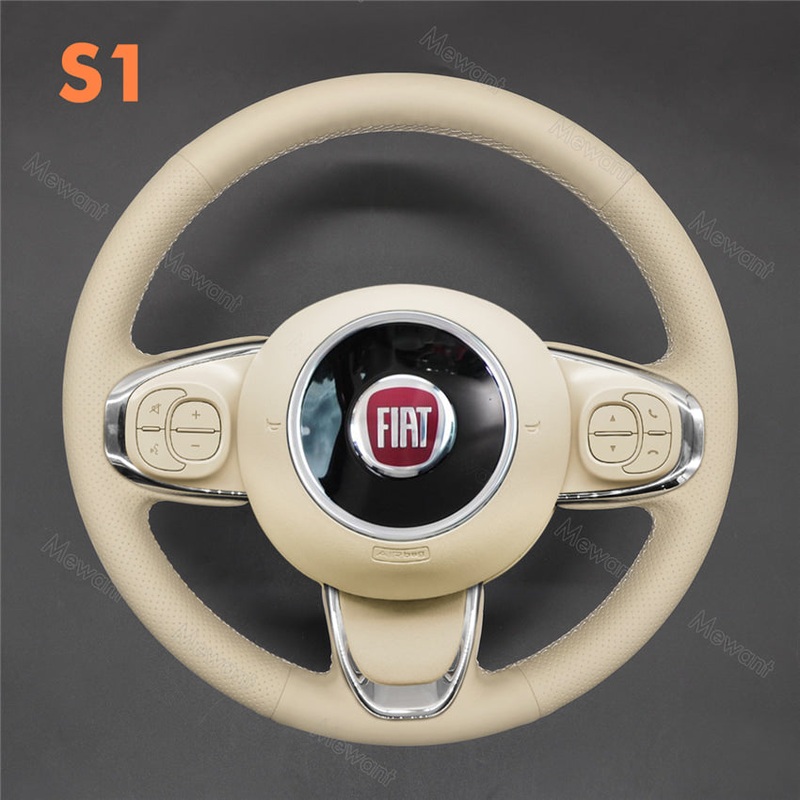 Steering Wheel Cover for Fiat 500 500C 2016-2021