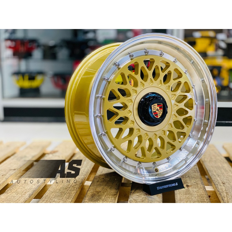 17” AS-P/MESH 4/100 4/108 GOLD