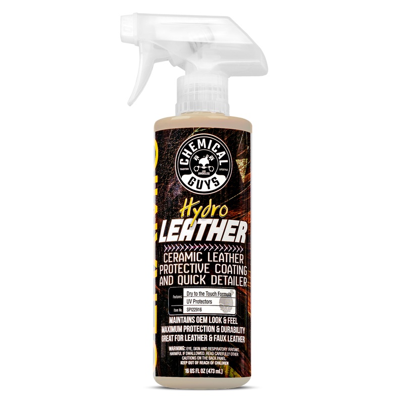 Chemical Guys Hydro Leather Ceramic Leather Protective Coating & Quick Detailer (16OZ)
