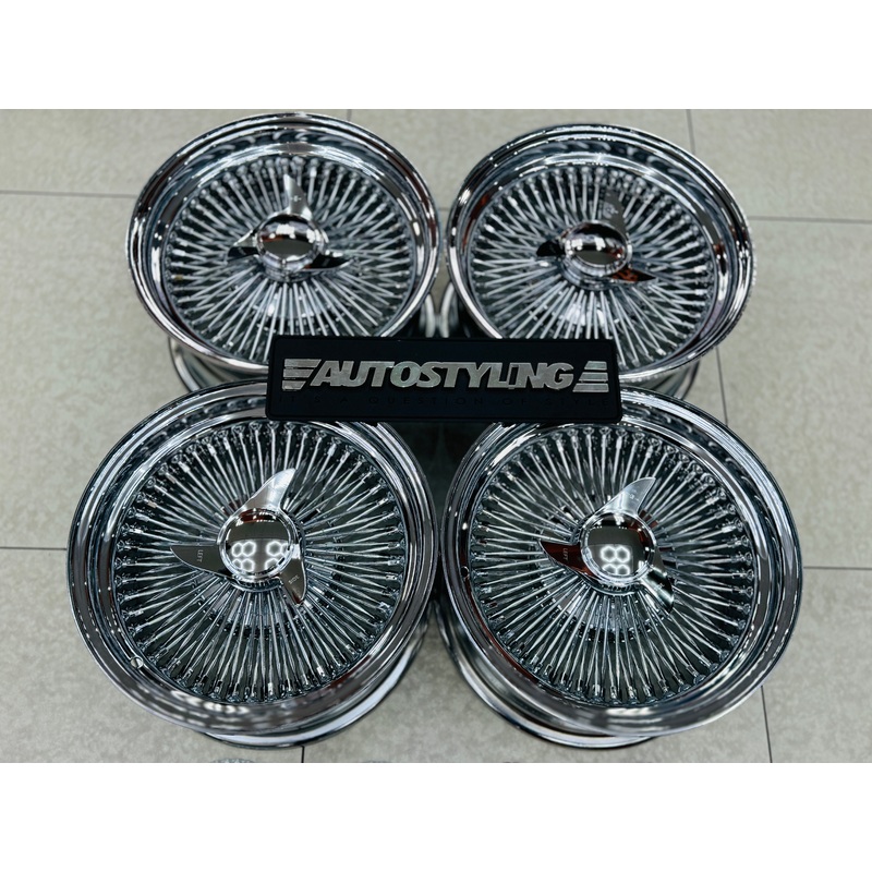 15  AS – 100 SPOKE WIRE WHEEL FITS ALL CARS