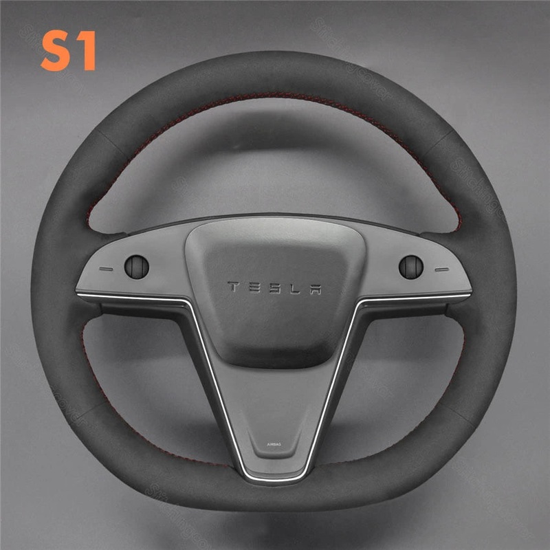 Steering Wheel Cover for Tesla model 3 S X 2021-2024