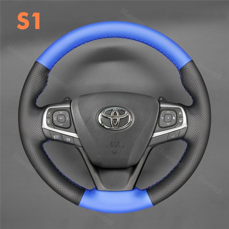 Steering Wheel Cover for Toyota Avensis Camry Verso Avalon Previa Estima Harrier Noah Voxy Premio