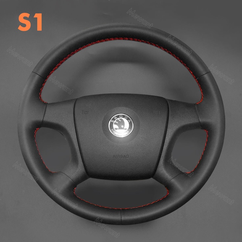 Steering Wheel Cover for Skoda Fabia Octavia Roomster Superb 2004-2009