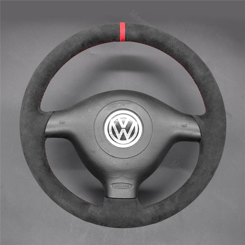 Steering Wheel Cover For Volkswagen VW MK4 Golf 4 Passat B5 Variant Polo Bora Sharan Cabrio 1997-2005