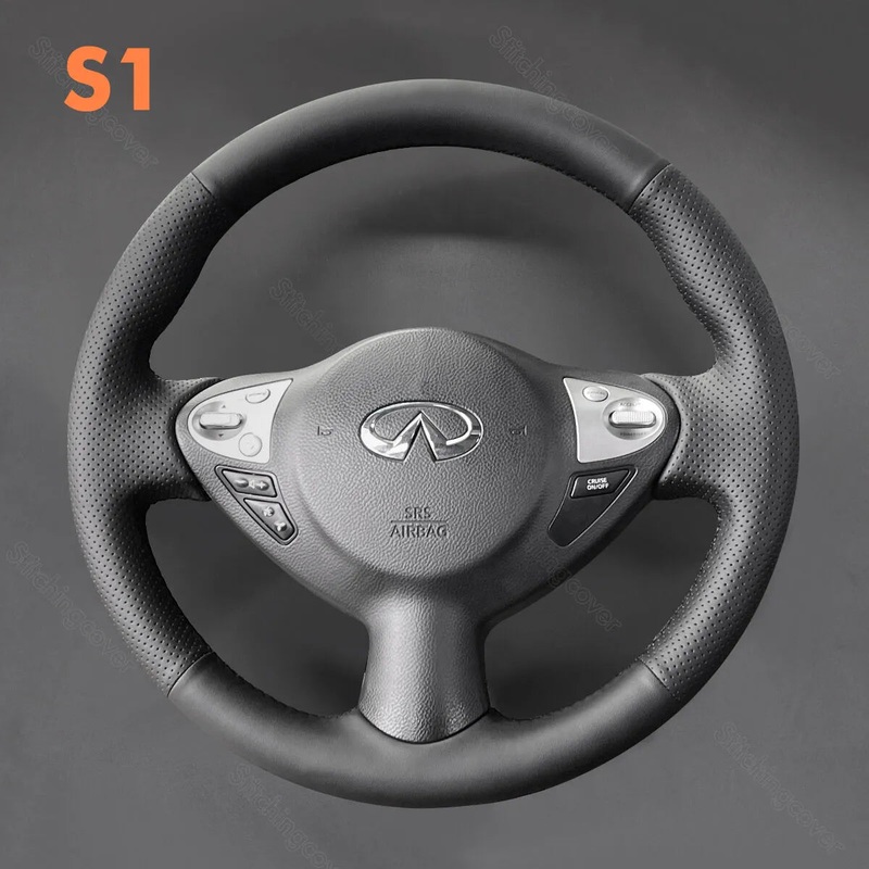Steering Wheel Cover for Infiniti FX35 FX37 FX50 QX70 2009-2016