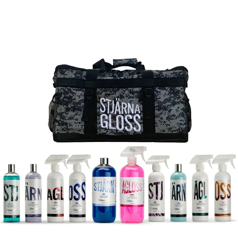 Stjarnagloss The Ultimate Detailing Kit (Kappsck, Core 4, More 4, Frst & Sn)