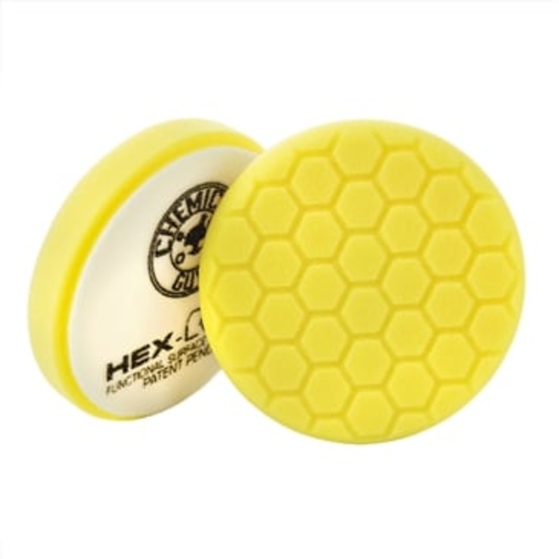 Chemical Guys – 5.5 Hex-Logic Pad Yellow Cutting/Compounding Pad