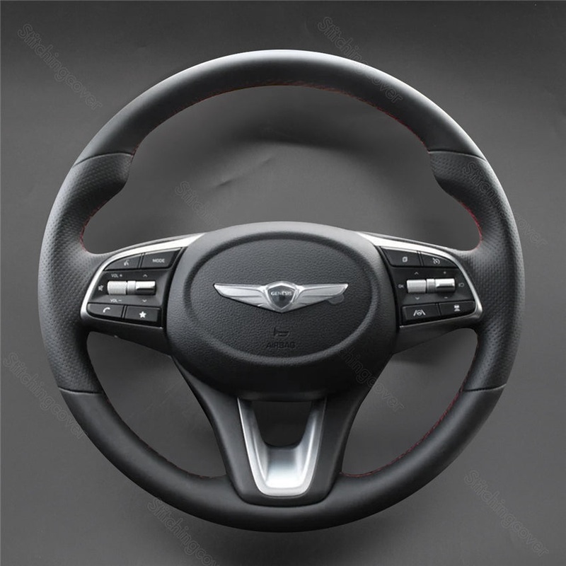 Steering Wheel Cover for Genesis G70 G80 Sport 2019-2024