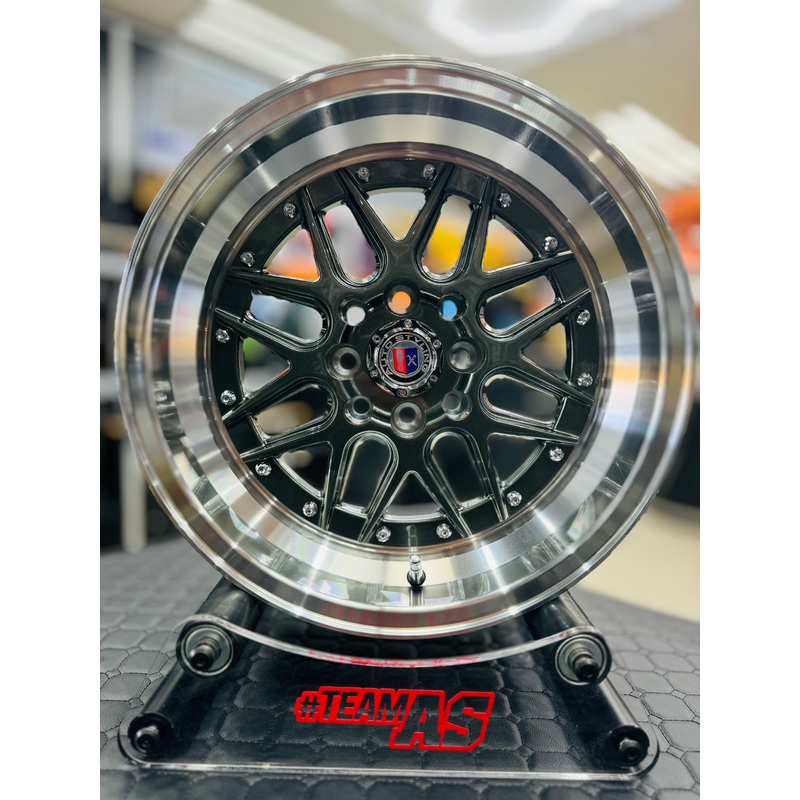 15 AS- 7507 4/100 4/114 gunmetal grey wheels