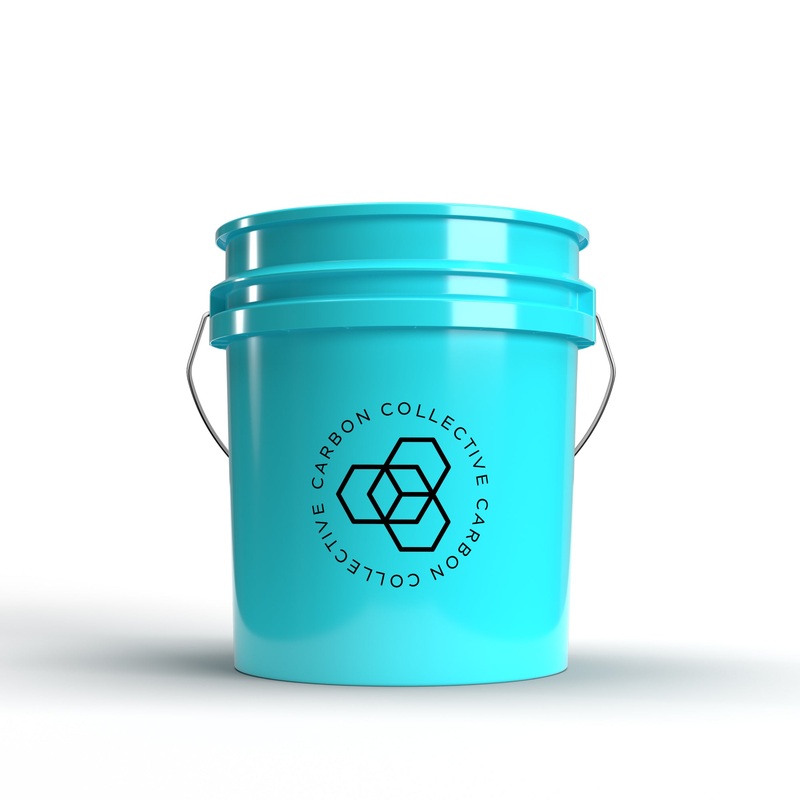 Carbon Collective Detailing Wheel Bucket – Teal (13L)