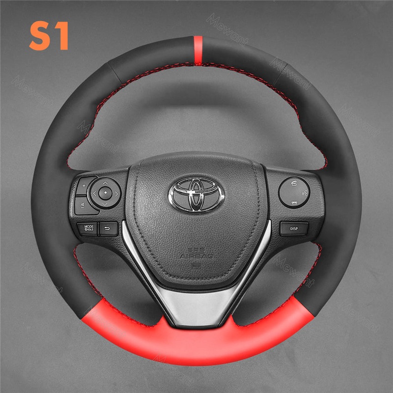 Steering Wheel Cover for Toyota RAV4 Corolla Auris Corolla iM Isis 2012-2019