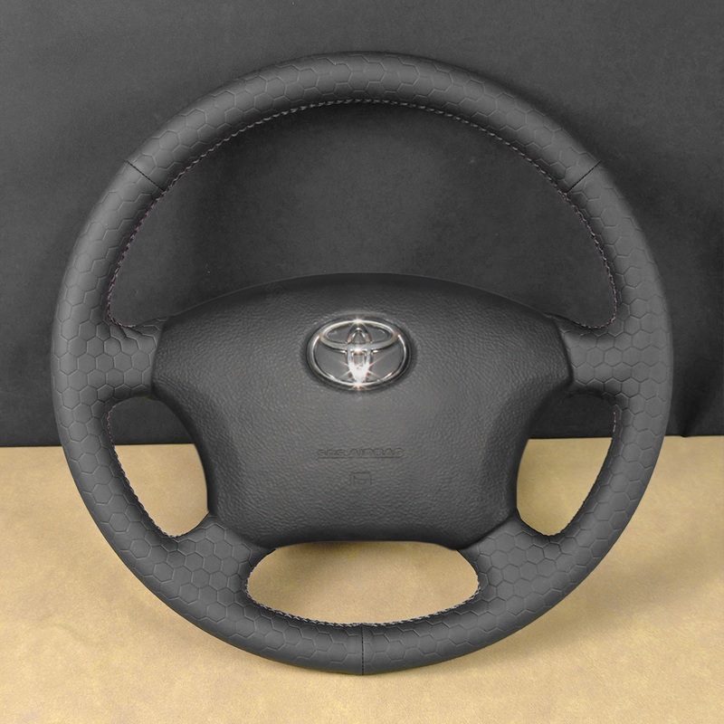 USA Warehouse Steering Wheel Cover for Toyota Camry Highlander Sequoia Sienna Land Cruiser Prado Tacoma Tundra 4Runner 2003-2009