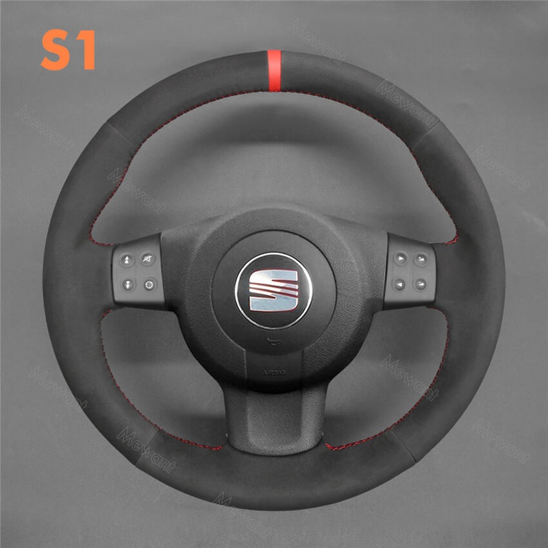 Steering Wheel Cover for Seat Leon MK2 1P Ibiza 6L Altea XL Toledo 2004-2009