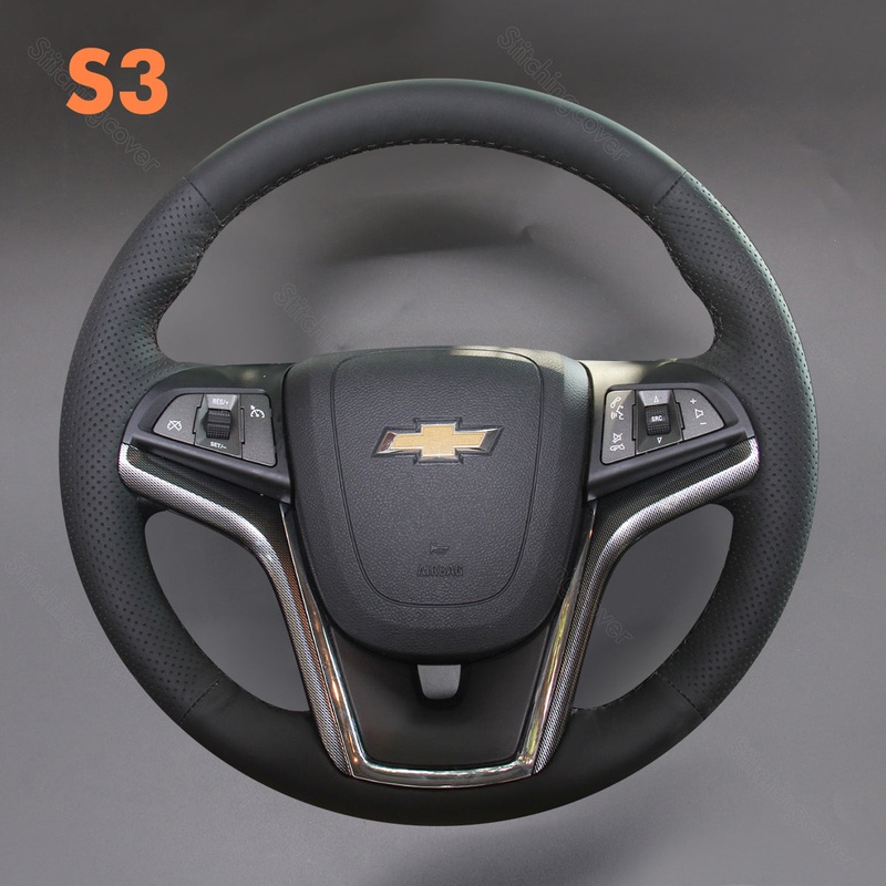 Steering Wheel Cover for Chevrolet Camaro Malibu Sonic Volt 2011-2016